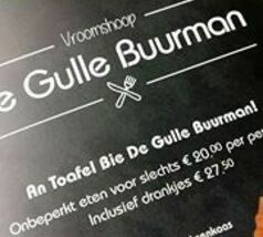 Dinercheque Gulle Buurman